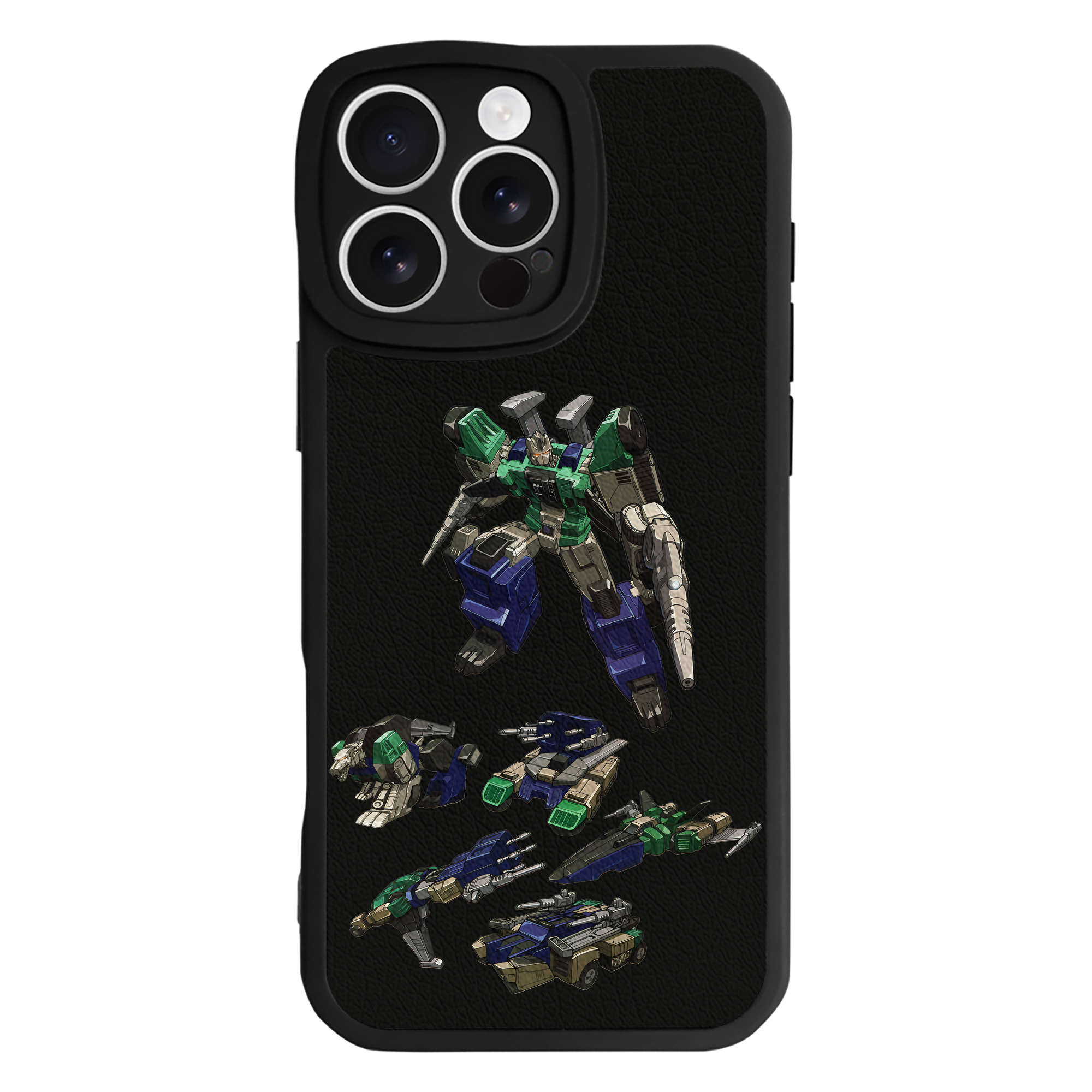 （画像用） Transformers トランスフォーマー 【iPhone 16シリーズ対応】シリコンスマホケース（レザー調） 材質：シリコン